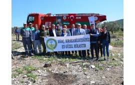 MUĞLA /MİLAS MEVKİİ 18 NİSAN 2019 TARİHİNDE 750 ADET ZEYTİN FİDANI DİKİMİ GERÇEKLEŞMİŞTİR. 