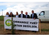 BURSA / İNEGÖL 24 MAYIS 2012  ALANYURT MEVKİİNDE 5000 ADET TOROS SEDİRİ DİKİLMİŞTİR.