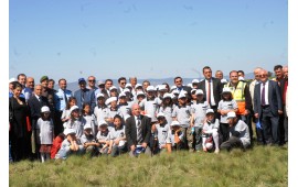 ESKİŞEHİR / YUNUSEMRE 25 NİSAN 2013 TARİHİNDE  5000 ADET TOROS SEDİRİ TOPRAKLA BULUŞTU.